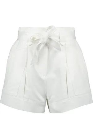 IRO Shorts, Dame, Hvid, M, Bomuld, Hvid Bue Shorts Forår-Sommer 2025