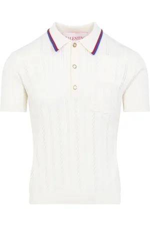 VALENTINO Top, Herre, Hvid, M, Bomuld, Hvid T-shirt til mænd