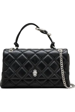 Marc Jacobs Taske, Dame, Sort, ONE SIZE, Uld, Sort Foldover Twist-Lock Taske