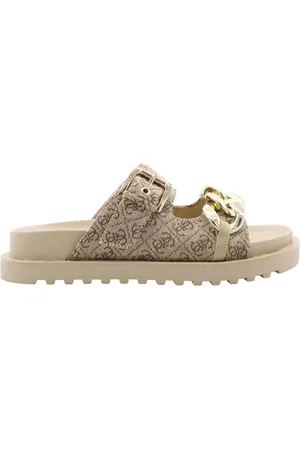 Guess Sko, Dame, Brun, 38 EU, Behagelig Enegelen Slipper til hverdagsbrug