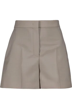 Fendi Shorts, Dame, Grå, XS, Uld, Mohair High-Waisted Wool Skirt