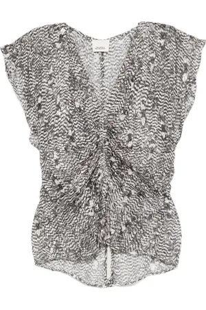 Isabel Marant Bluser & Skjorter, Dame, Flerfarvet, S, Uld, Stilfuld Top til Kvinder