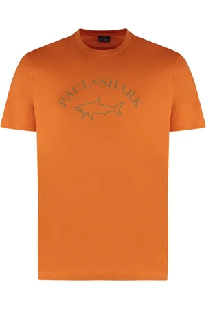 Paul & Shark Top, Herre, , 3XL, Bomuld, Ribbet krave bomuld rundhals T-shirt