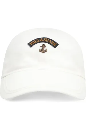 Paul & Shark Tilbehør, Herre, Hvid, L, Bomuld, Bomuld Baseball Cap med Justerbar Strop