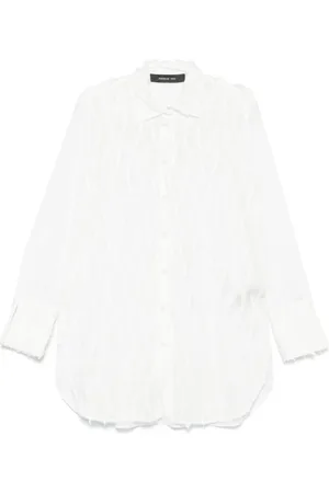 FEDERICA TOSI Bluser & Skjorter, Dame, Hvid, 2XS, Hvid Skjorte Kollektion