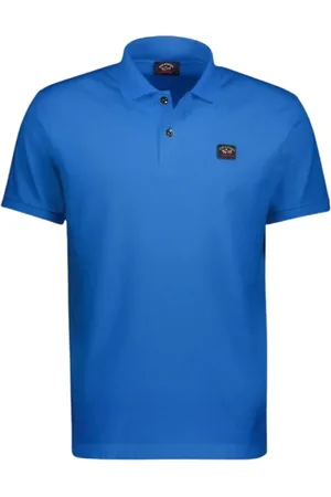 Paul & Shark Top, Herre, Blå, 2XL, Bomuld, Polo Shirt