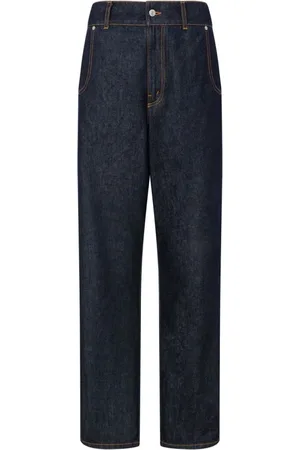 Moschino Jeans, Dame, Blå, S, Denim, Blå Denim Jeans