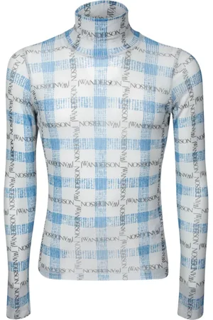 J.W.Anderson Top, Herre, Flerfarvet, XL, Polyester, Åndbar Mesh Langærmet Top