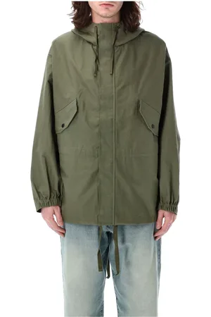 Pop Trading Company Jakke, Herre, Grøn, L, Fishtail Parka Jakke Oliven