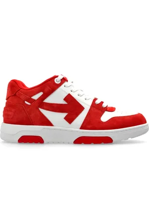 OFF-WHITE Sko, Herre, Rød, 42 EU, Uld, Out Of Office sneakers
