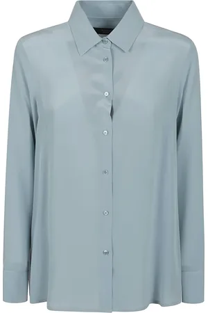 Max Mara Bluser & Skjorter, Dame, Grøn, 3XS, Almina Casual Skjorte