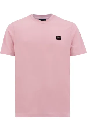 Paul & Shark Top, Herre, Lyserød, 2XL, Bomuld, T-shirt