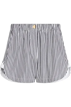 Sportmax Shorts, Dame, Sort, XS, Bomuld, Sorte bomuldsshorts med elastik i taljen