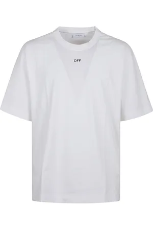 OFF-WHITE Top, Herre, Hvid, M, Pil Skate Tee