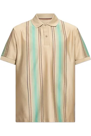 Paul Smith Top, Herre, Flerfarvet, L, Bomuld, Polo med stribet mønster