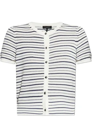 RAG&BONE Strik, Dame, Hvid, S, Bomuld, Cardigan Dina med korte ærmer