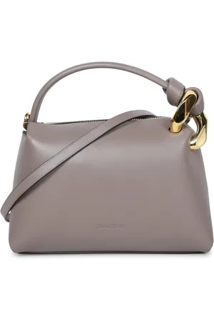 J.W.Anderson Taske, Dame, , ONE SIZE, Elegant Tortora Taske med Gyldne Detaljer