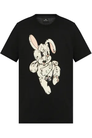 Paul Smith Top, Herre, Sort, L, Bomuld, T-shirt med tryk