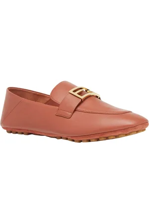 Fendi Sko, Dame, Brun, 37 EU, Uld, Brun Flade Sko Baguette Motiv