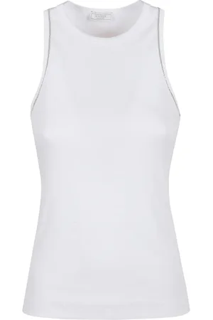 PESERICO SIGN Top, Dame, Hvid, 2XS, Uld, Stilfuld Top til Kvinder