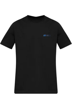 Paul Smith Top, Herre, Blå, M, Bomuld, T-shirt med trykt logo