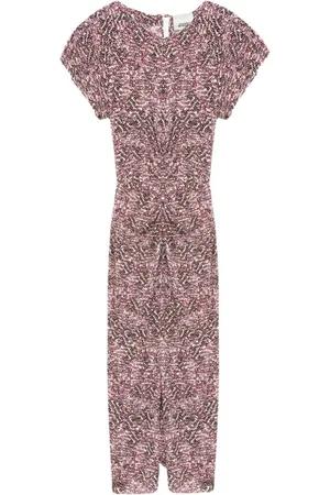 Isabel Marant Kjole, Dame, Flerfarvet, XS, Elegant Kjole Samling