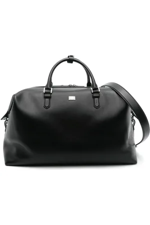 Dolce & Gabbana Taske, Herre, Sort, ONE SIZE, Uld, Stilfuld Duffel Taske til Rejse
