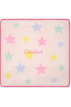 Billieblush Home, unisex, Lyserød, ONE SIZE, Bomuld, Lyserød Stjernet Bomuldstæppe