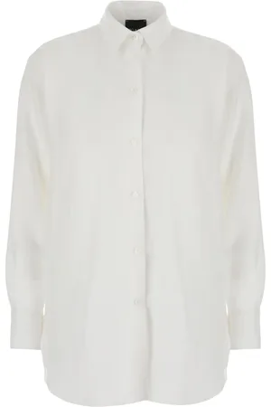 Plaîn Units Bluser & Skjorter, Dame, Hvid, 2XS, Linned, Klassisk Hvid Linnedskjorte Kvinde