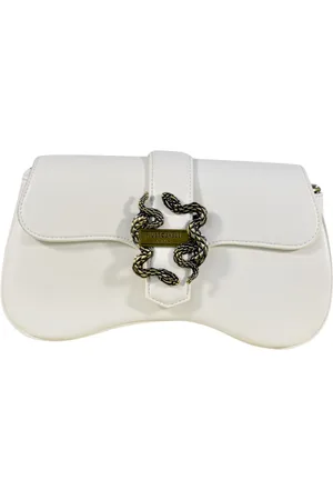 Roberto Cavalli Taske, Dame, Hvid, ONE SIZE, Uld, Stilfuld Shopping Taske