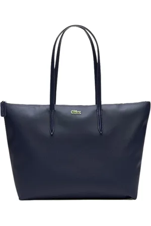 Lacoste Taske, Dame, Blå, ONE SIZE, Polyester, Ensfarvet taske med logo