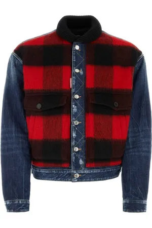Dsquared2 Jakke, Herre, Blå, M, Denim, Moderne Jakker til Mænd og Kvinder