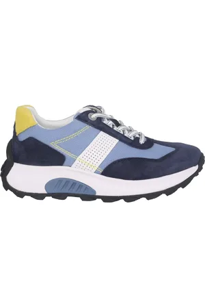 Gabor Sko, Dame, Blå, 43 EU, Uld, Blå Mix Walking Sneaker til Kvinder