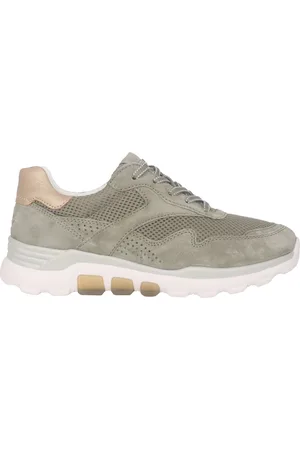Gabor Sko, Dame, Grøn, 39 EU, Grøn rullende sneaker til kvinder