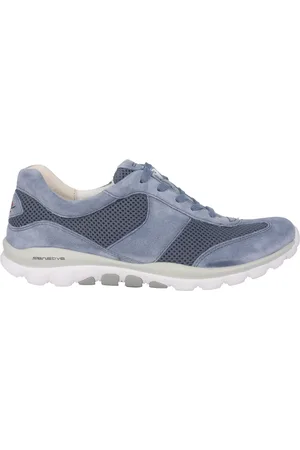 Gabor Sko, Dame, Blå, 40 EU, Blå rullende sneaker til kvinder