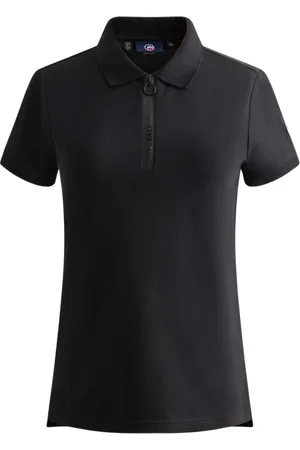 Fusalp Top, Dame, Sort, XL, Bomuld, Leana Kortærmet Poloskjorte