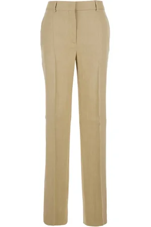 Alberta Ferretti Bukser, Dame, , XS, Linned, Linen Blend Stretch Bukser Kvinde