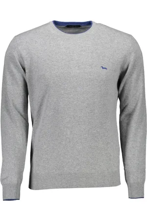 HARMONT&BLAINE Strik, Herre, Grå, 2XL, Herre GRÅ Striktrøje