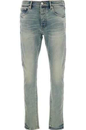 Purple Brand Jeans, Herre, Blå, W29, Denim, Slim-Fit Lysblå Denim Jeans