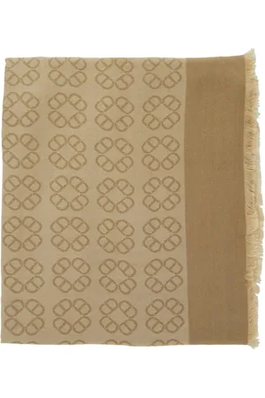 Twin-Set Tilbehør, Dame, , ONE SIZE, Rektangulær Tørklæde med All-Over Print
