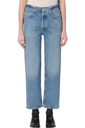Citizens of Humanity Jeans, Dame, Blå, W24, Denim, Almindelig pasform denim jeans