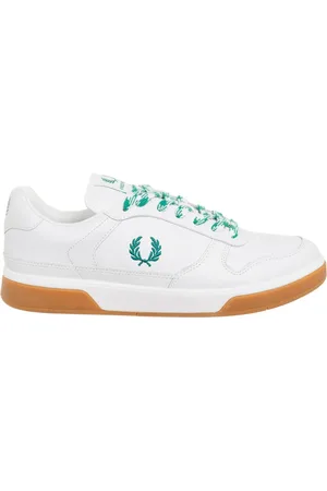 Fred Perry Sko, Herre, Hvid, 40 1/2 EU, Uld, Enkle Snøresko