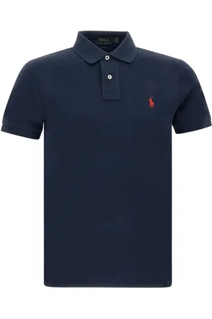 Ralph Lauren Top, Herre, Blå, 2XL, Bomuld, Polo Bluser