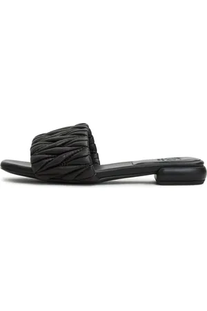 CESARE GASPARI Sko, Dame, Sort, 39 EU, Block Heeled Slippers Stephanie
