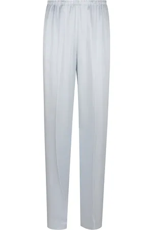 FORTE FORTE Bukser, Dame, Grå, S, Satin, Satin Straight Bukser