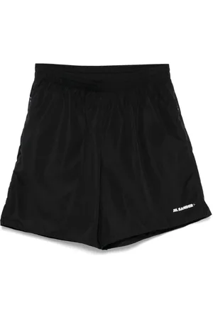 Jil Sander Shorts, Herre, Blå, M, Blå Elastisk Talje Shorts med Lommer