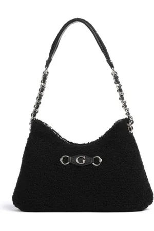 Guess Taske, Dame, Sort, ONE SIZE, Uld, Sherpa Aslia Skuldertaske - Sort