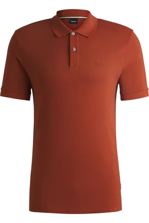 HUGO BOSS Top, Herre, , 2XL, Bomuld, Pima Cotton Polo Shirt med Broderet Logo