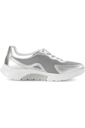 Gabor Sko, Dame, Grå, 38 EU, Sølv Rullende Sneaker til Kvinder