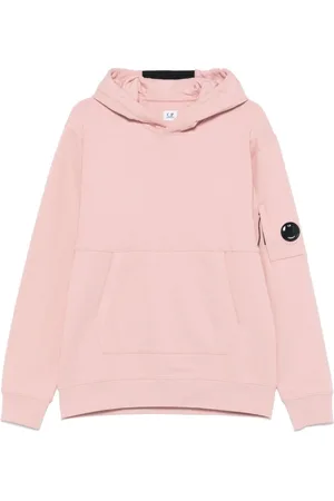 C.P. Company Sweathshirts & Hoodies, Herre, Lyserød, S, Uld, Flamingo Sweater med Logo Print